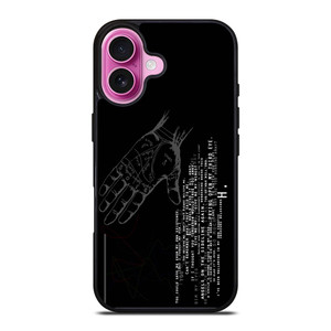 TOOL BAND LYRICS iPhone 16 Plus Case TOOL BAND LYRICS iPhone 16 Plus Case
