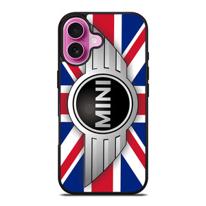 UNION JACK BLUE MINI COPER LOGO iPhone 16 Plus Case