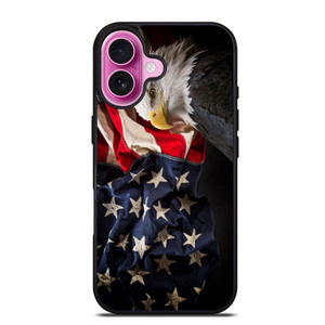 USA PATRIOTIC EAGLE FLAG 2 iPhone 16 Plus Case USA PATRIOTIC EAGLE FLAG 2 iPhone 16 Plus Case
