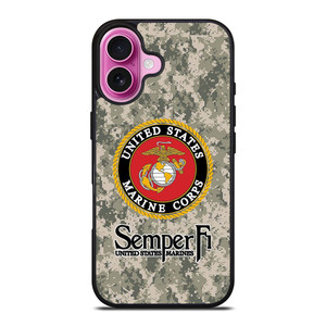 USMC US MARINE CORPS SEMPER iPhone 16 Plus Case USMC US MARINE CORPS SEMPER iPhone 16 Plus Case