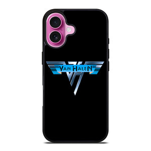 VAN HALLEN GUITAR LOGO EMBLEM iPhone 16 Plus Case VAN HALLEN GUITAR LOGO EMBLEM iPhone 16 Plus Case