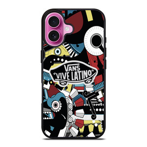 VANS VIVE LATINO LOGO iPhone 16 Plus Case VANS VIVE LATINO LOGO iPhone 16 Plus Case