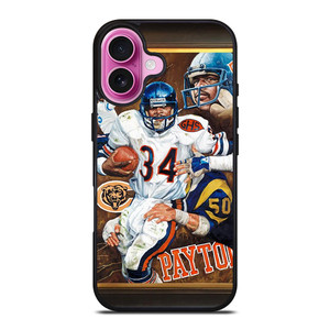 WALTER PAYTON FOOTBALL CHICAGO BEARS iPhone 16 Plus Case