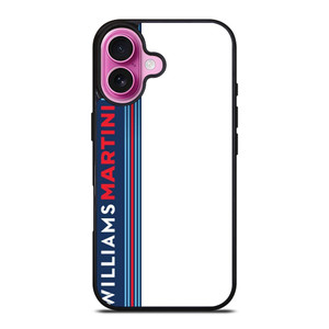 WILLIAMS MARTINI RACING TEAM STRIPE iPhone 16 Plus Case WILLIAMS MARTINI RACING TEAM STRIPE iPhone 16 Plus Case