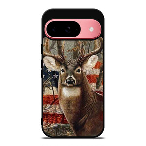 AMERICAN FLAG DEER BUCK CAMO Google Pixel 9 Case
