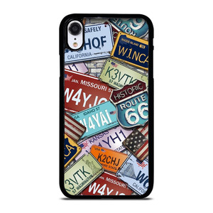 HISTORICAL ROUTE 66 NUMBER PLATE iPhone XR Case