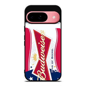BUDWEISER AMERICAN FLAG LOGO Google Pixel 9 Case BUDWEISER AMERICAN FLAG LOGO Google Pixel 9 Case