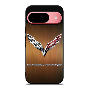CORVETTE WOODEN LOGO Google Pixel 9 Case
