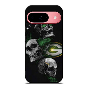 GREEN BAY PACKERS SKULLS AREA Google Pixel 9 Case GREEN BAY PACKERS SKULLS AREA Google Pixel 9 Case