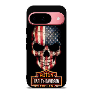 HARLEY DAVIDSON SKULL FLAG Google Pixel 9 Case