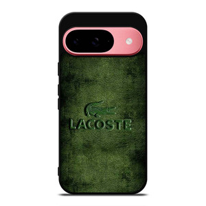 LACOSTE LOGO EMBOSSED LEATHER Google Pixel 9 Case LACOSTE LOGO EMBOSSED LEATHER Google Pixel 9 Case