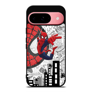 MARVEL SPIDERMAN COMIC CARTOON Google Pixel 9 Case MARVEL SPIDERMAN COMIC CARTOON Google Pixel 9 Case