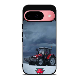 MASSEY FERGUSON TRACKTORS SNOW Google Pixel 9 Case MASSEY FERGUSON TRACKTORS SNOW Google Pixel 9 Case