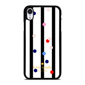 KATE SPADE STRIPE POLKADOTS iPhone XR Case