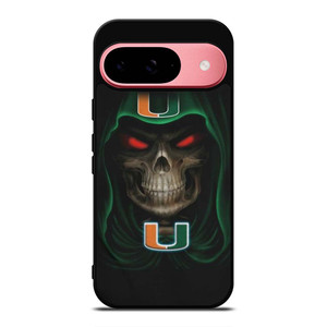 MIAMI HURRICANES SKULL Google Pixel 9 Case MIAMI HURRICANES SKULL Google Pixel 9 Case