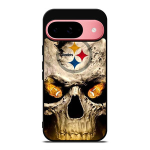PITTSBURGH STEELERS FOOTBALL SKULL Google Pixel 9 Case PITTSBURGH STEELERS FOOTBALL SKULL Google Pixel 9 Case