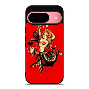 SAILOR JERRY MERMAID TATTOO Google Pixel 9 Case