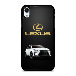 LEXUS WHITE CAR GOLD LOGO iPhone XR Case