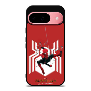 SPIDERMAN FAR FROM HOME LOGO RED ACTION Google Pixel 9 Case