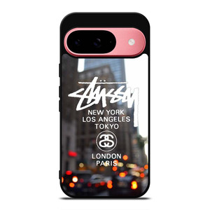 STUSSY NEW YORK LA TOKYO LONDON PARIS Google Pixel 9 Case