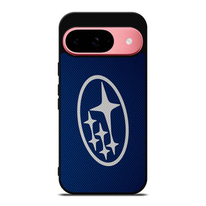 SUBARU LOGO BLUE CARBON Google Pixel 9 Case