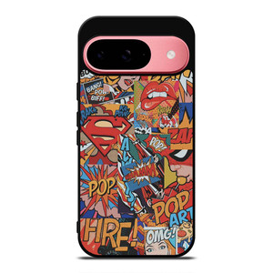 SUPERMAN POP ART COMIC Google Pixel 9 Case