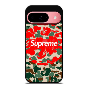 SUPREME BAPE CAMO Google Pixel 9 Case SUPREME BAPE CAMO Google Pixel 9 Case