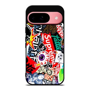 SUPREME STICKER AND OTHER BRAND Google Pixel 9 Case SUPREME STICKER AND OTHER BRAND Google Pixel 9 Case