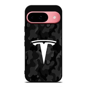 TESLA MOTORS LOGO CAMO Google Pixel 9 Case TESLA MOTORS LOGO CAMO Google Pixel 9 Case
