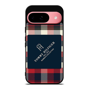 TOMMY HILFIGER RED BLACK PATTERN Google Pixel 9 Case