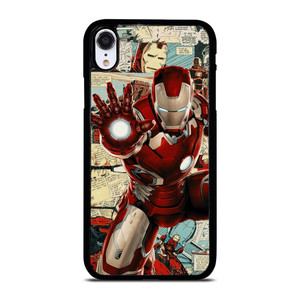 MARVEL IRONMAN COLLAGE COMIC iPhone XR Case