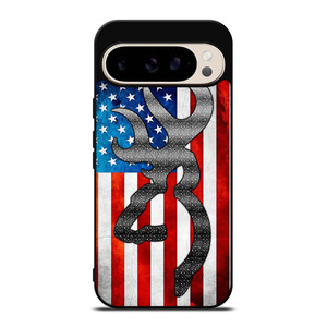 BROWNING CAMO AMERICAN FLAG 946 Google Pixel 9 Pro Case