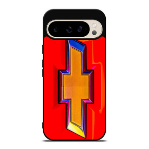 CHEVROLET GLOWING RED LOGO 946 Google Pixel 9 Pro Case CHEVROLET GLOWING RED LOGO 946 Google Pixel 9 Pro Case