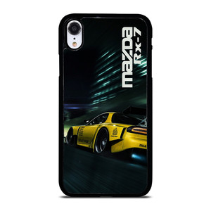 MAZDA RX7 SPEEDRACER YELLOW iPhone XR Case MAZDA RX7 SPEEDRACER YELLOW iPhone XR Case