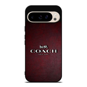 COACH NEW YORK LOGO LEATHER 946 Google Pixel 9 Pro Case