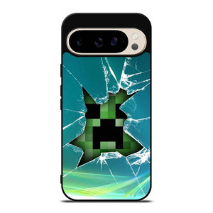 CREEPER MINECRAFT BROKEN GLASS 946 Google Pixel 9 Pro Case