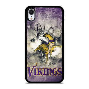 MINNESOTA VIKINGS GRUNGE LOGO iPhone XR Case
