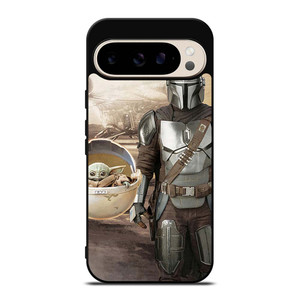 MANDALORIAN AND BABY YODA SHIP 946 Google Pixel 9 Pro Case MANDALORIAN AND BABY YODA SHIP 946 Google Pixel 9 Pro Case
