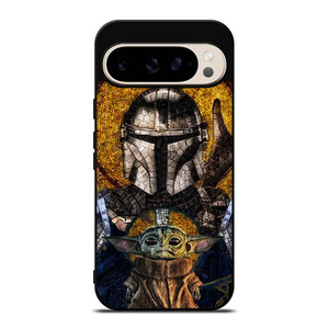 MANDALORIAN AND BABY YODA 946 Google Pixel 9 Pro Case MANDALORIAN AND BABY YODA 946 Google Pixel 9 Pro Case