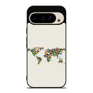 MINIMALISTIC WORLD MAP 946 Google Pixel 9 Pro Case MINIMALISTIC WORLD MAP 946 Google Pixel 9 Pro Case