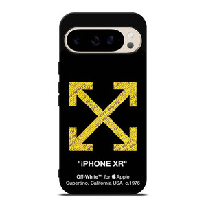 OFF WHITE YELLOW LOGO X APPLE 946 Google Pixel 9 Pro Case
