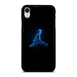 NIKE AIR JORDAN LOGO BLUE LIGHT iPhone XR Case
