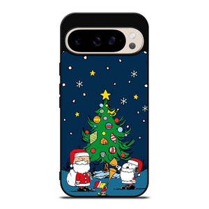 SNOOPY AND SANTA THE PEANUTS 946 Google Pixel 9 Pro Case