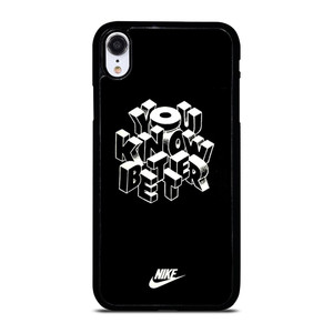 NIKE LOGO YOU KNOW BETTER iPhone XR Case NIKE LOGO YOU KNOW BETTER iPhone XR Case