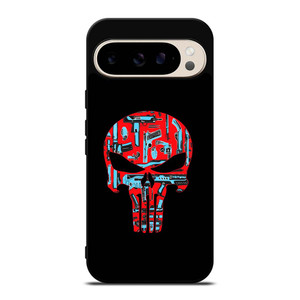 THE PUNISHER SKULL RED BLUE ARTWORK 946 Google Pixel 9 Pro Case
