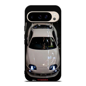 TOYOTA SUPRA WHITE CAR 946 Google Pixel 9 Pro Case TOYOTA SUPRA WHITE CAR 946 Google Pixel 9 Pro Case
