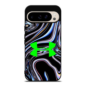 UNDER ARMOUR LOGO LIQUID CHROME 946 Google Pixel 9 Pro Case UNDER ARMOUR LOGO LIQUID CHROME 946 Google Pixel 9 Pro Case