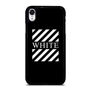 OFF WHITE LOGO CENTER STRIPE iPhone XR Case OFF WHITE LOGO CENTER STRIPE iPhone XR Case