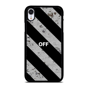 OFF WHITE LOGO STRIPE iPhone XR Case