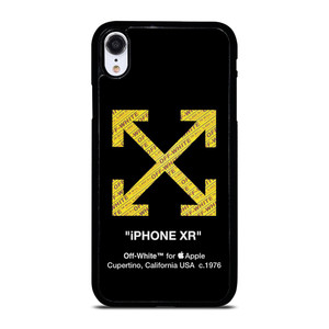 OFF WHITE YELLOW LOGO X APPLE iPhone XR Case OFF WHITE YELLOW LOGO X APPLE iPhone XR Case